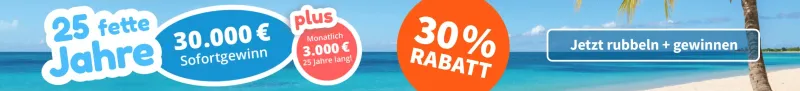 25 Fette Jahre - 20.000€ monatlich plus 30%