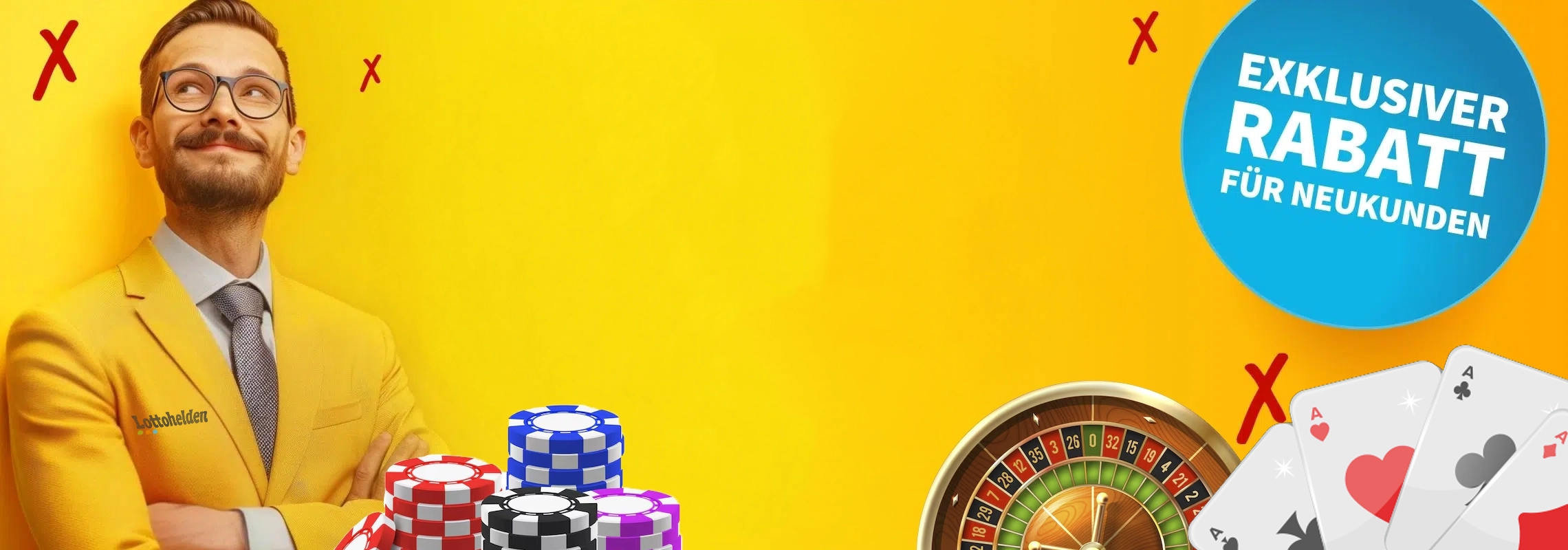 Lottohelden Deutschland 2026 - Casino Slots und Lotto Willkommensbonus Banner